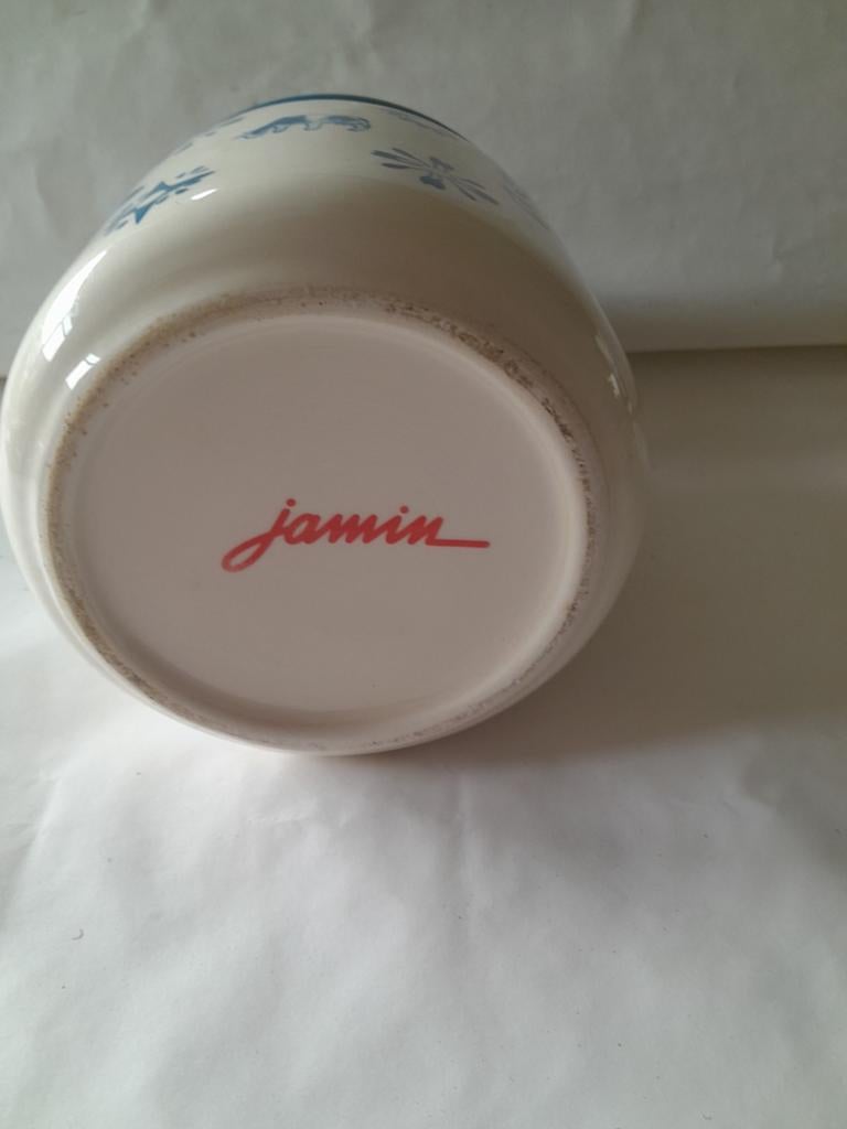 Jamin Delfts Blauw Koektrommel/Pot, Antiek en Kunst, Ophalen of Verzenden