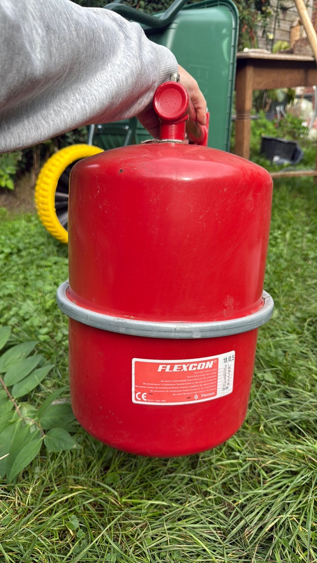 Flexcon expansievat 18L, Ophalen, Gebruikt, Minder dan 20 liter, Onderdeel