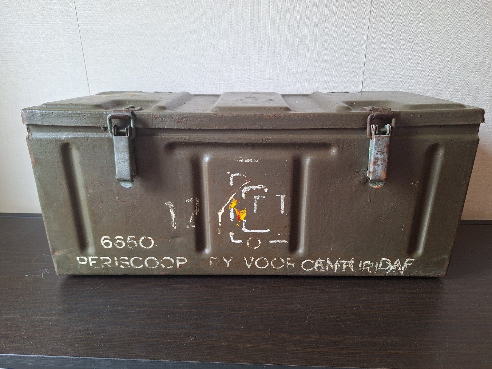 Periscoop Transportkist WW2 uit 1943., Ophalen of Verzenden, Nederland, Kist of Geocache