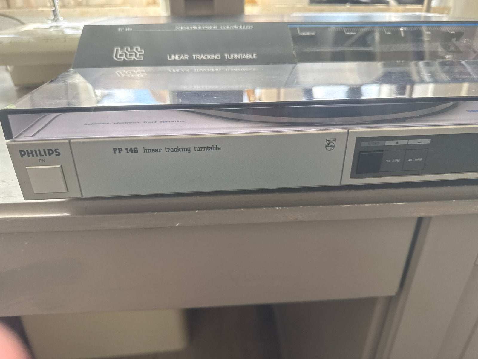 Philips FP 146 Linear Tracking Platenspeler, Ophalen, Philips, Gebruikt, Automatisch