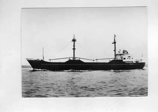 scheepvaart-foto-red MULLER-rotterdam-aardenburgh-coaster, Verzamelen, Ansichtkaarten | Nederland, Ophalen of Verzenden, 1940 tot 1960