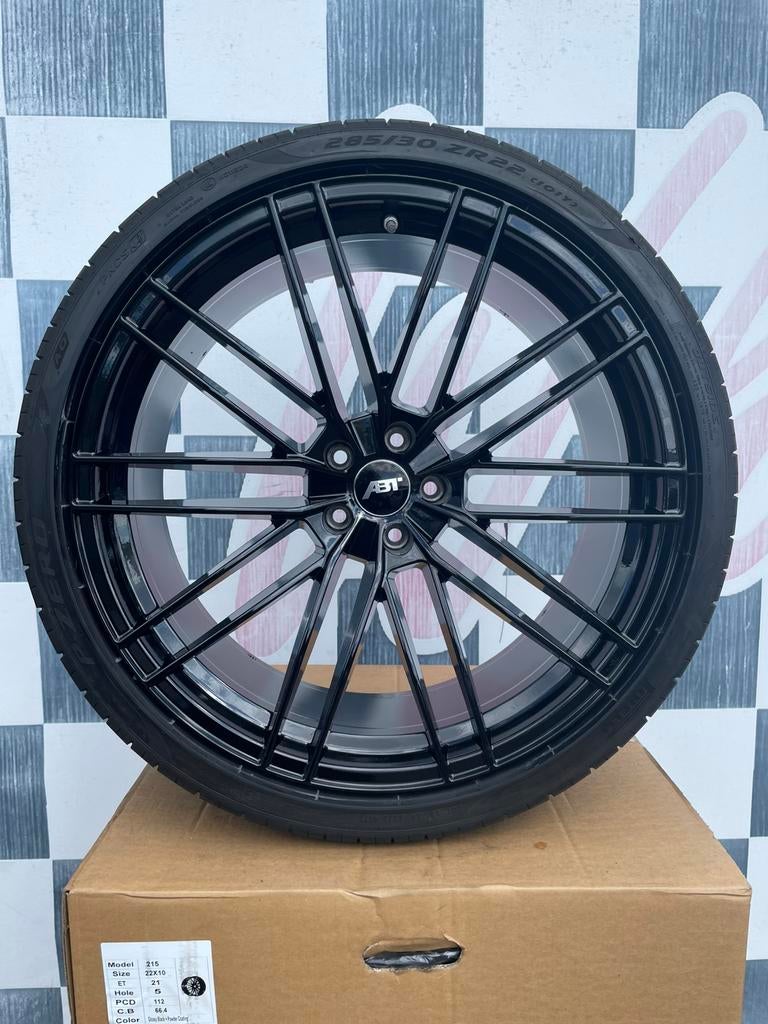 22” Audi RS6 RS7 ABT velgen 5x112 + pireli zomerbanden AO, Auto-onderdelen, Banden en Velgen, 285 mm, Banden en Velgen, Nieuw