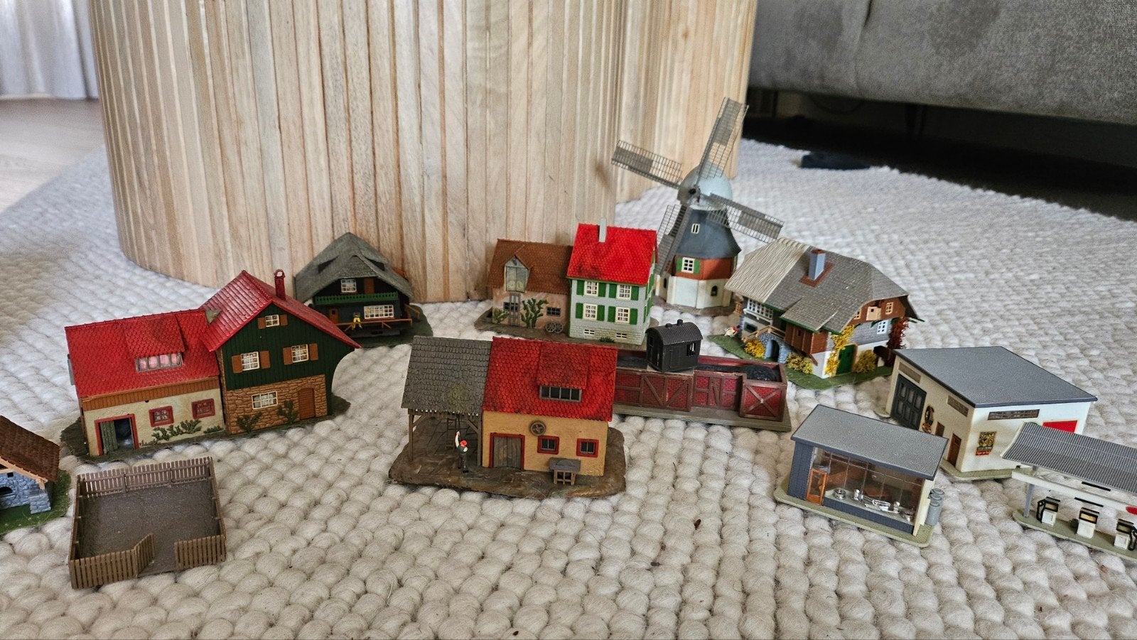 Diverse modelbouw huisjes en gebouwen, Ophalen, Gelijkstroom of Wisselstroom, Brug, Tunnel of Gebouw, Overige merken