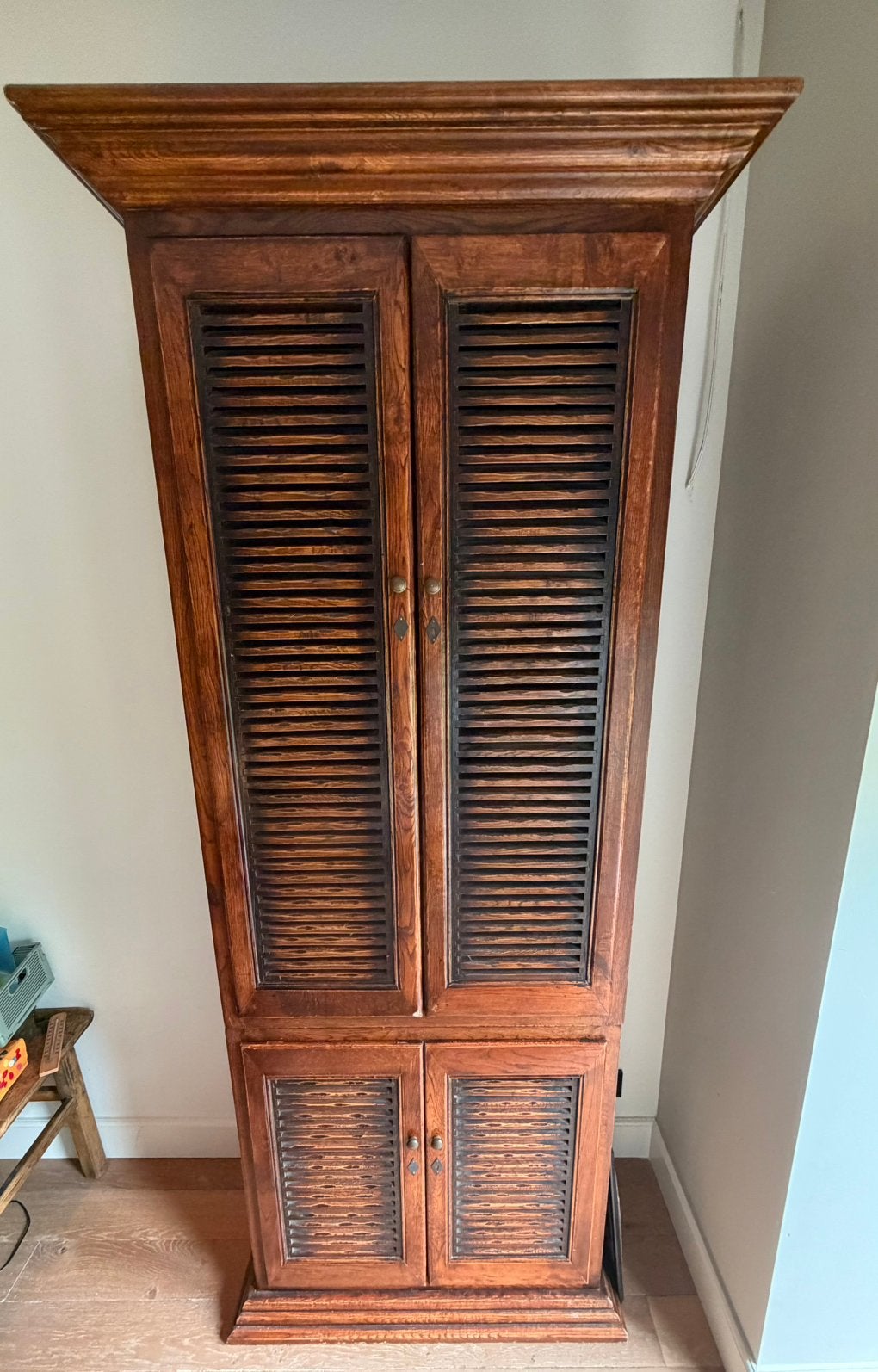 Mahoniehouten kast, Ophalen, 25 tot 50 cm, 50 tot 100 cm, 200 cm of meer
