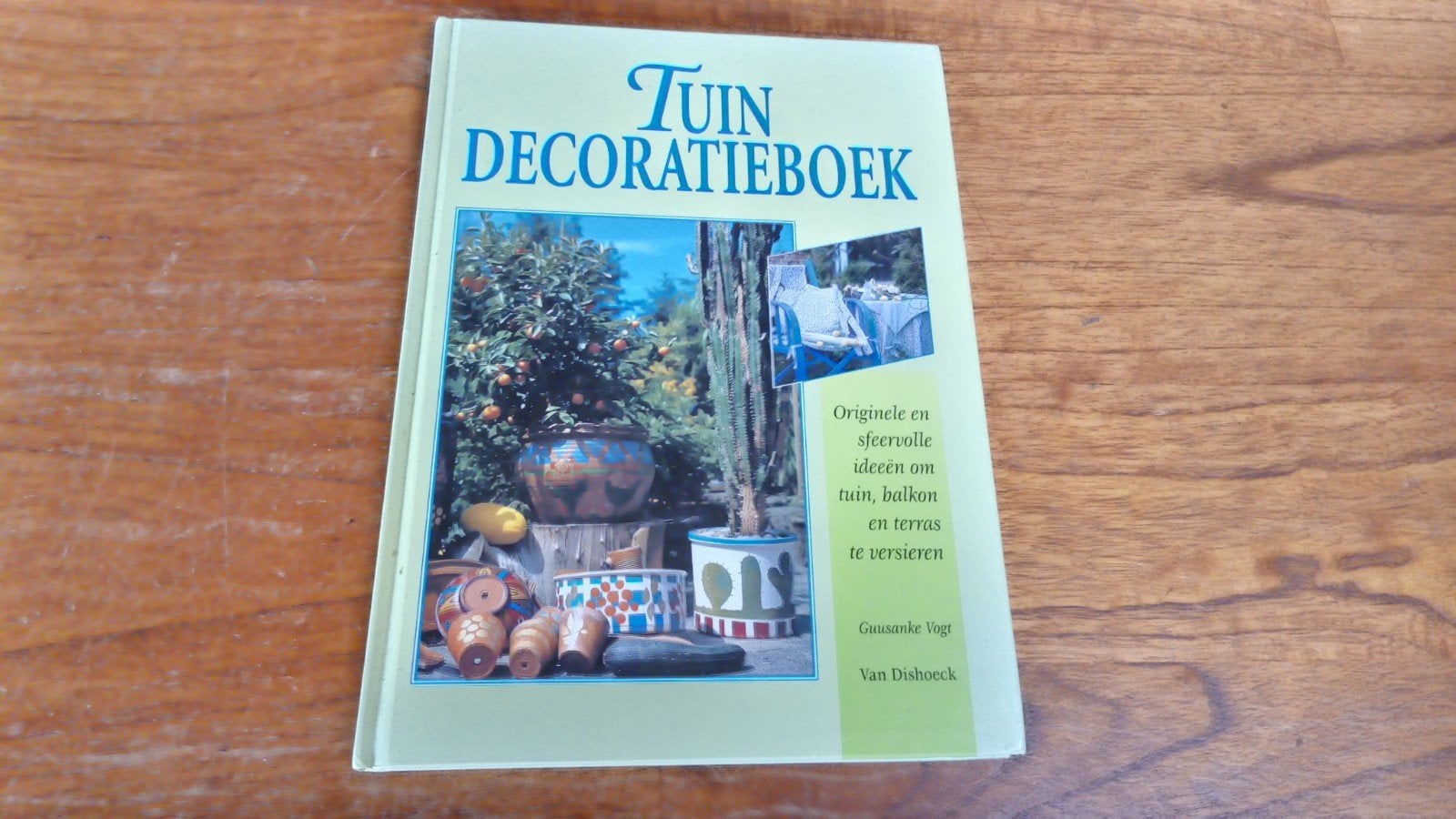 Tuin Decoratieboek: Originele en sfeervolle ideeën, Ophalen of Verzenden, Zo goed als nieuw, Goosanne Vogt, Tuinieren en Tuinplanten