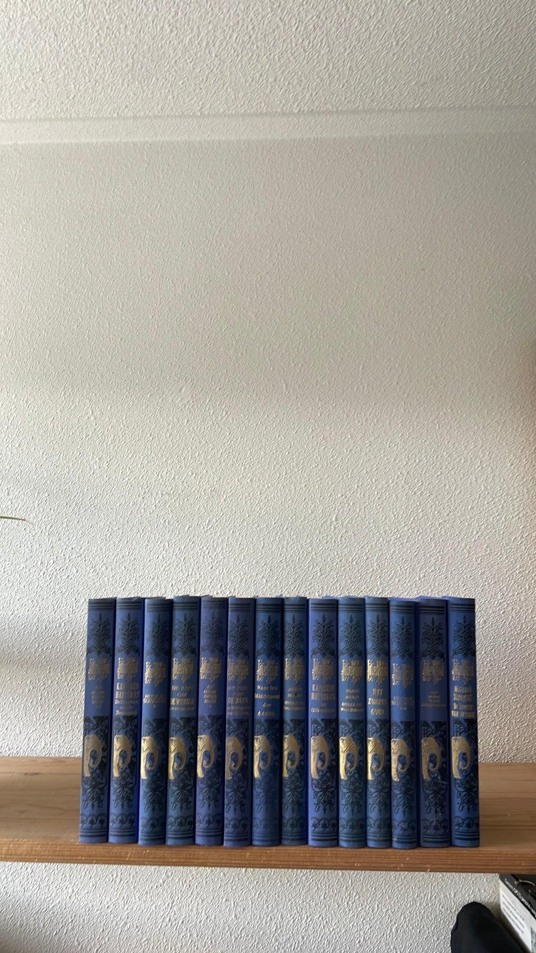 De prachtige blauwe uitgave van Jules Verne, Wonderreizen., Boeken, Ophalen, Zo goed als nieuw