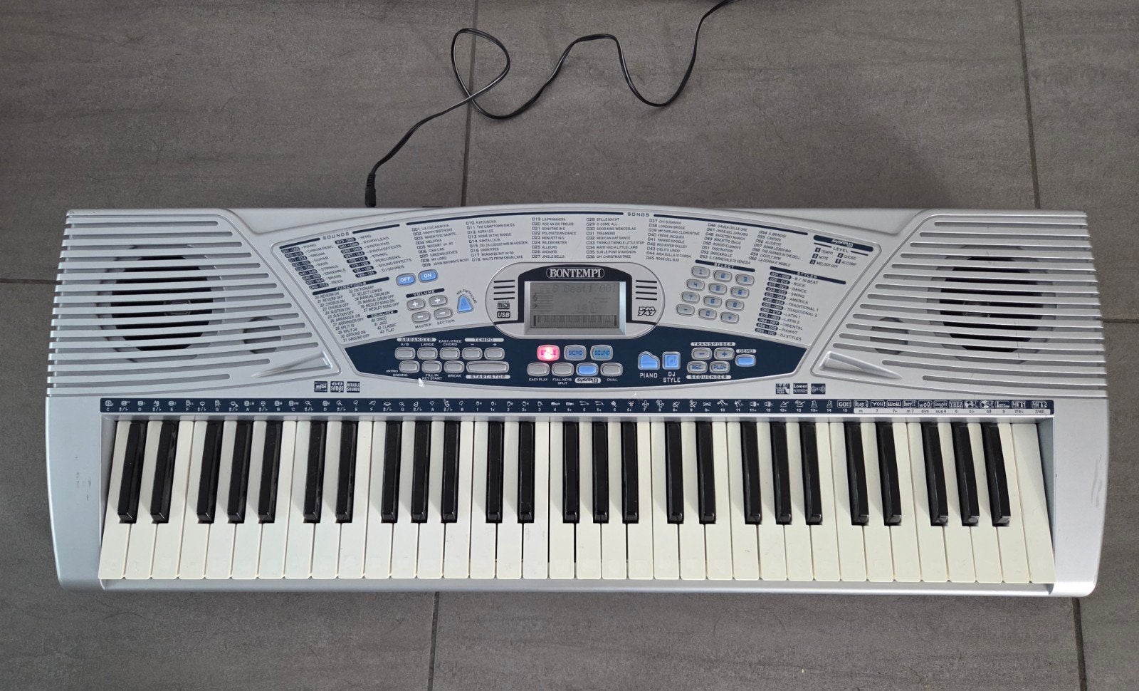 Bontempi PM 747 Keyboard, Muziek en Instrumenten, Keyboards, Ophalen, Gebruikt, 61 toetsen, Overige merken