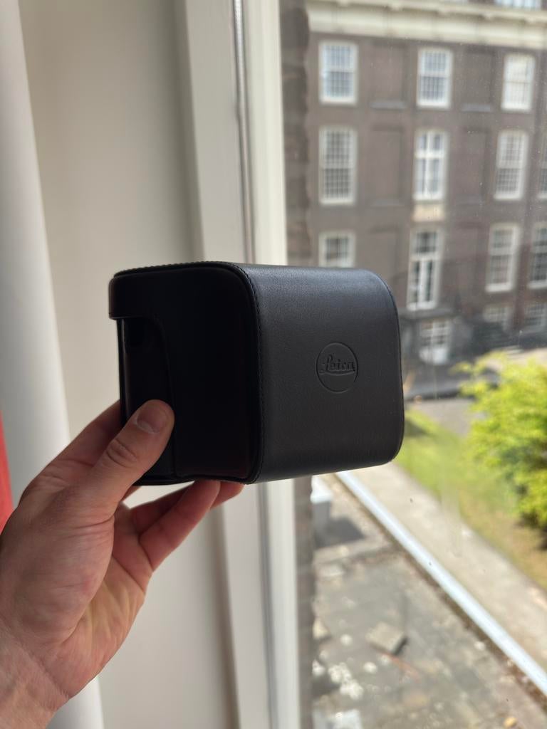 Leica Q Leren Case - Zwart, Origineel, Ophalen of Verzenden, Zo goed als nieuw, Overige typen, Overige merken