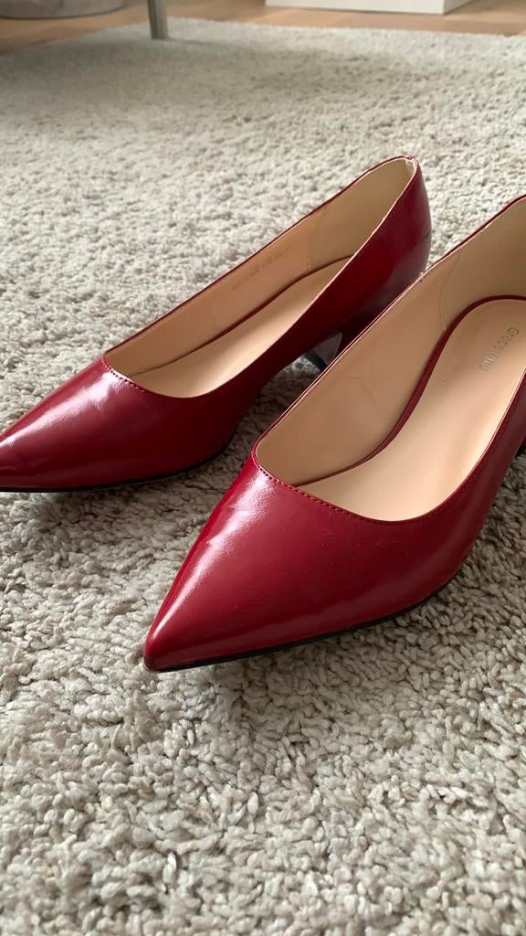 Rode ballerina’s. Maat 38, Zo goed als nieuw, Rood, Ballerina's, Ophalen of Verzenden