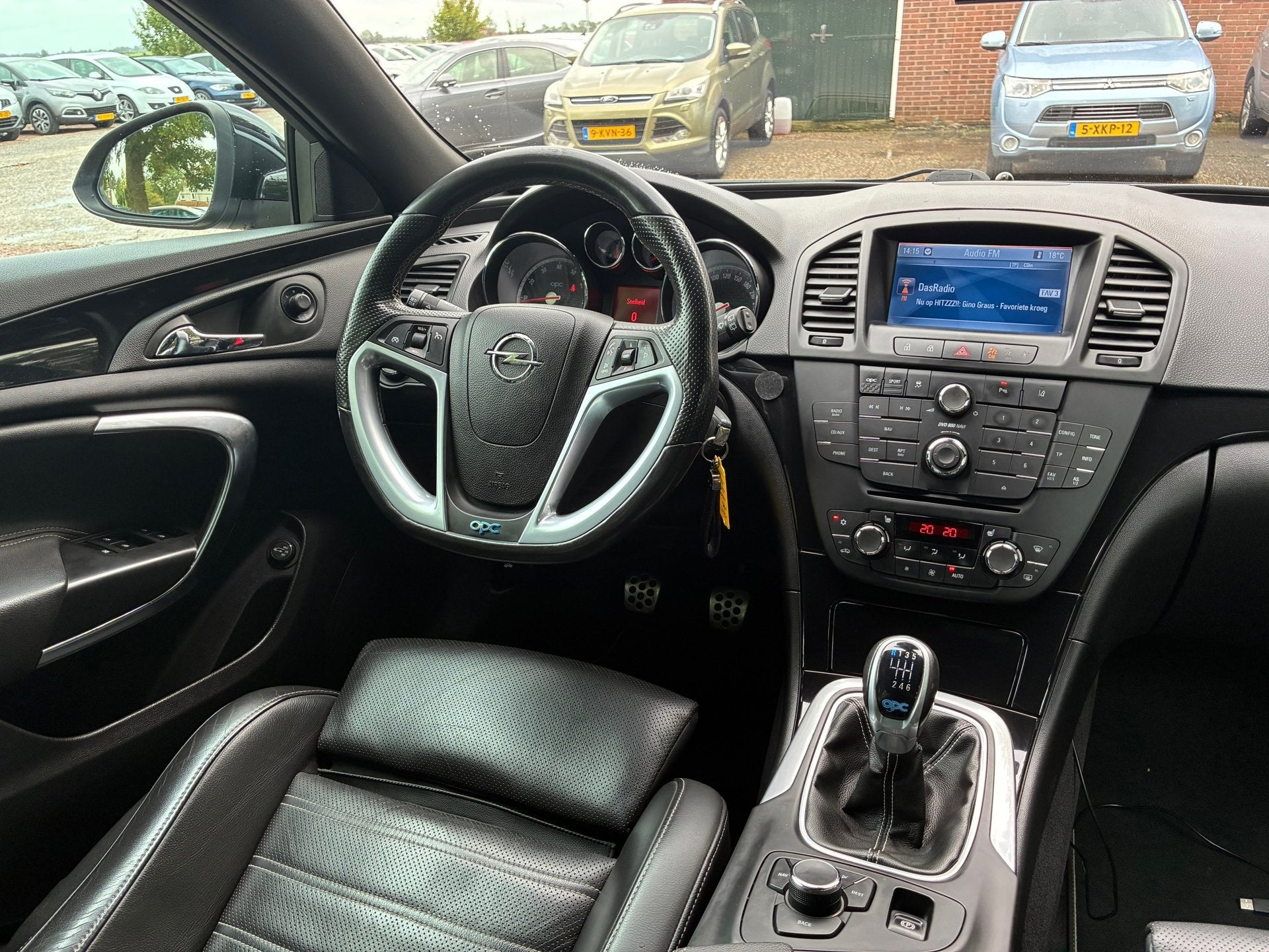 Opel Insignia Sports Tourer 2.8 V6 T OPC 4x4 | Leder Recaro, Auto's, Opel, Zwart, Zwart, Leder, Handgeschakeld