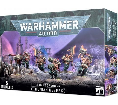 Leagues of Votann - Cthonian Beserks, Hobby en Vrije tijd, Ophalen of Verzenden, Nieuw, Warhammer 40000, Figuurtje(s)