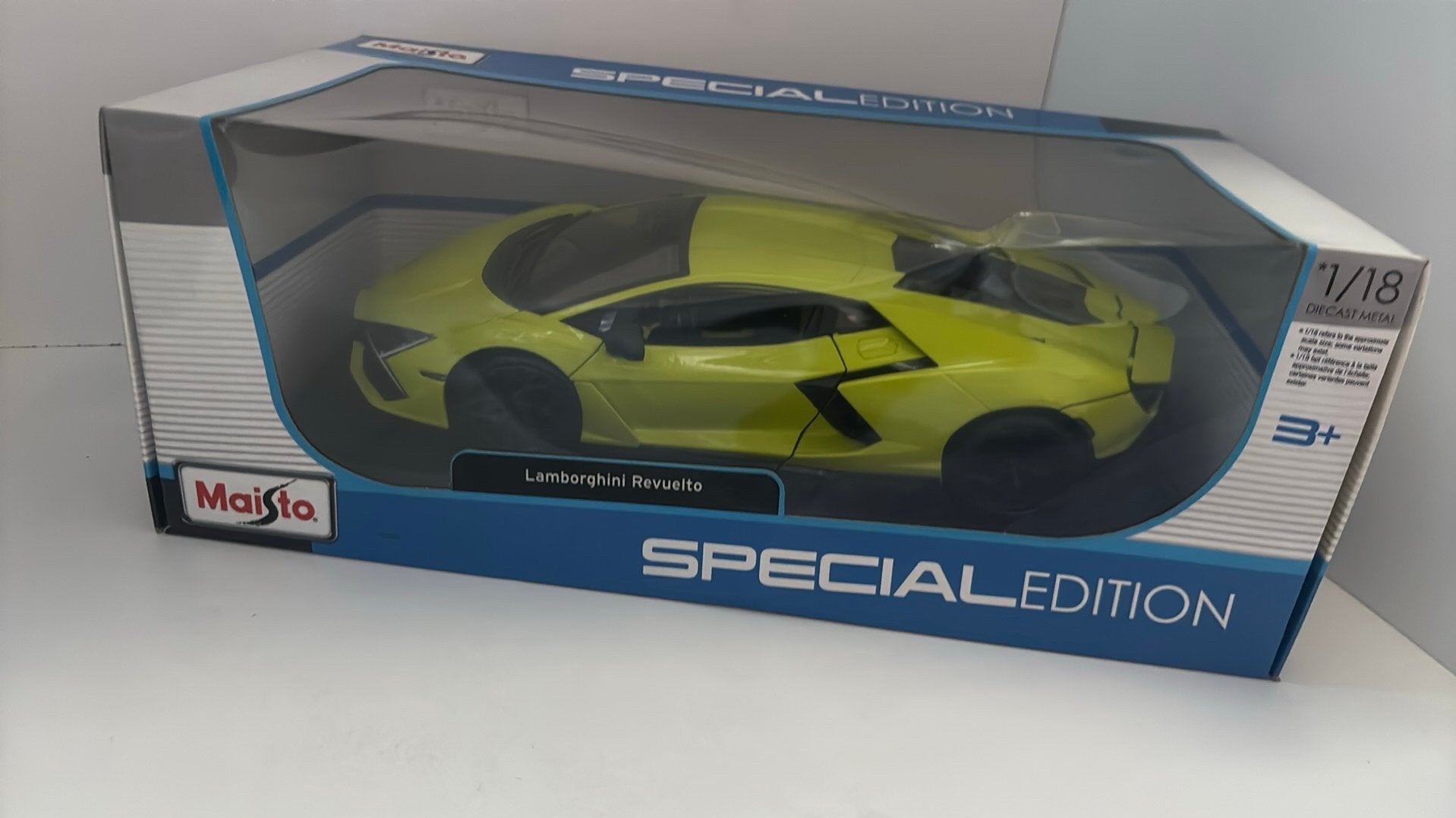 Lamborghini revuelto maisto 1.18, Maisto, Ophalen of Verzenden, A, A