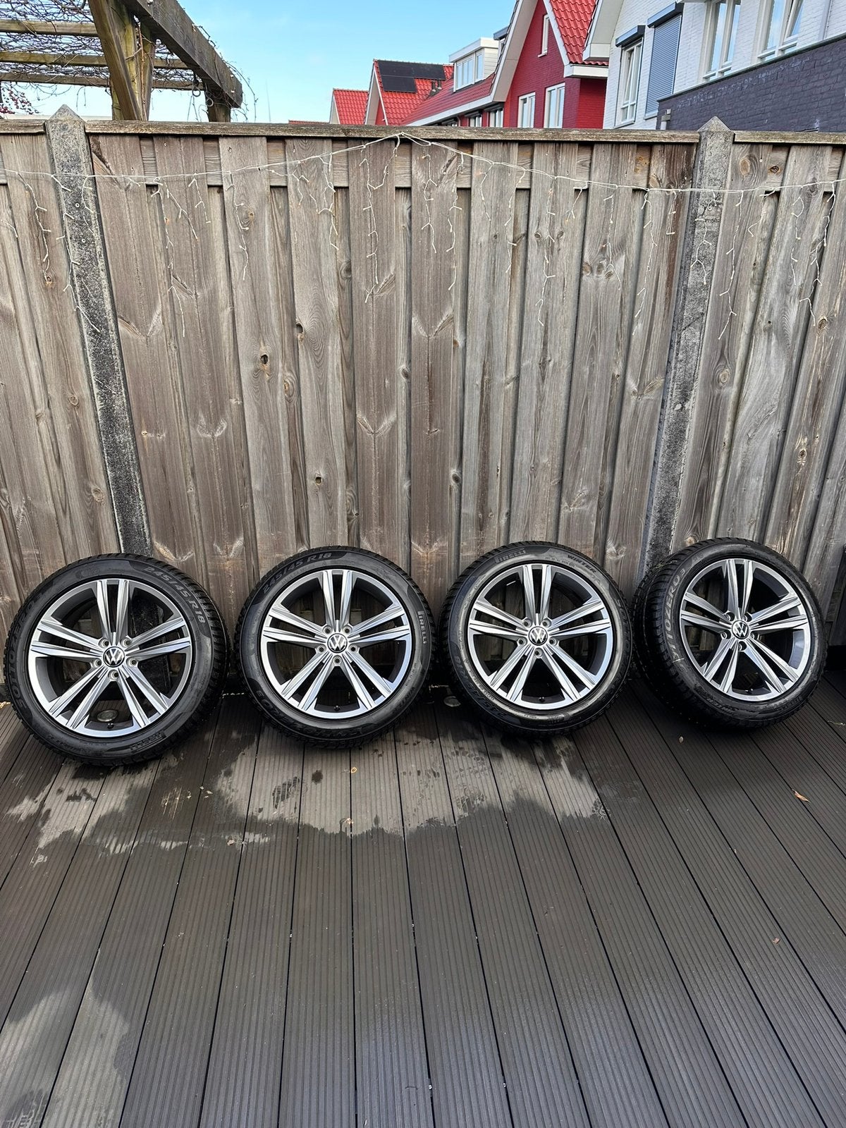 Originele volkswagen 18 inch Sebring velgen donker grijs!, 18 inch, 245 mm, Banden en Velgen, Nieuw
