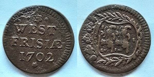 Duit West Frisia 1702, Verzenden, Vóór koninkrijk, Overige waardes