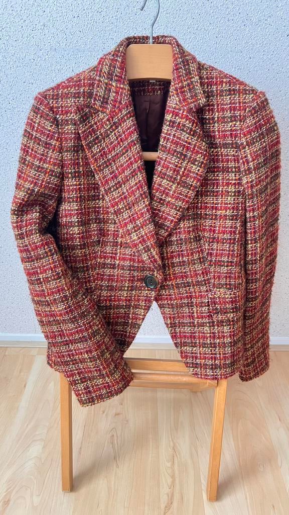Jasje Josephine & Co, rood/bruin/beige geruit, mt 38, Ophalen of Verzenden, Zo goed als nieuw, Maat 38/40 (M), Rood