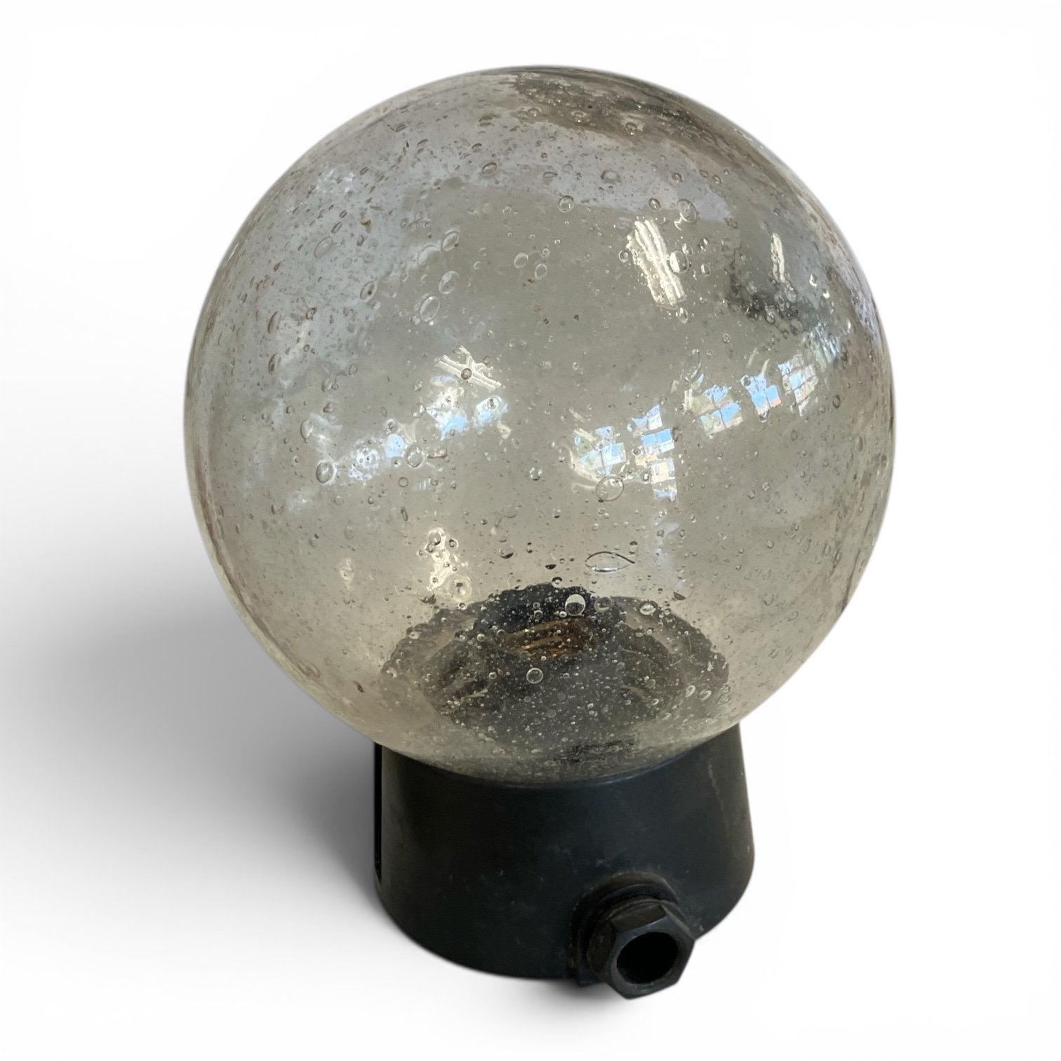 Jaren '70 Buitenlamp Bubble Glas -  1972-1975, Ophalen of Verzenden