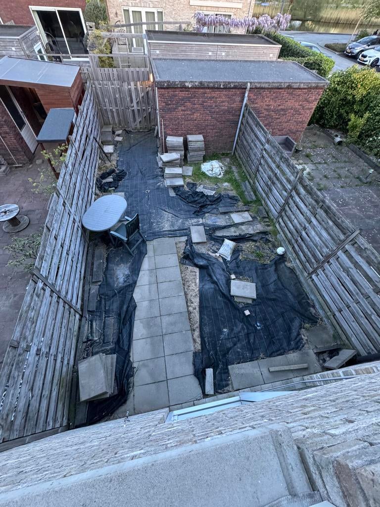 Gratis af te halen Schuttingen met palen (17m x 180cm), Tuin en Terras, Ophalen, 6 meter of meer, Hout, 1 tot 2 meter