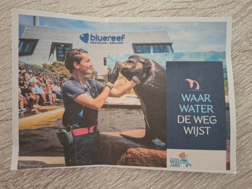 Terugkomkaart Neeltje Jans 2 kinderen 2 volwassen, Ophalen of Verzenden, Plaatje