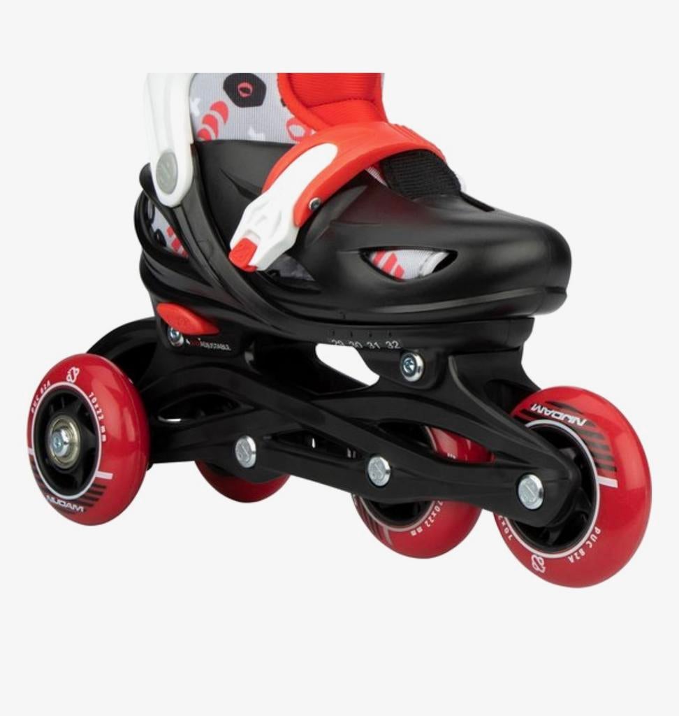Nijdam 3-in-1 Inline  Skates, Ophalen of Verzenden, Verstelbaar, Zo goed als nieuw