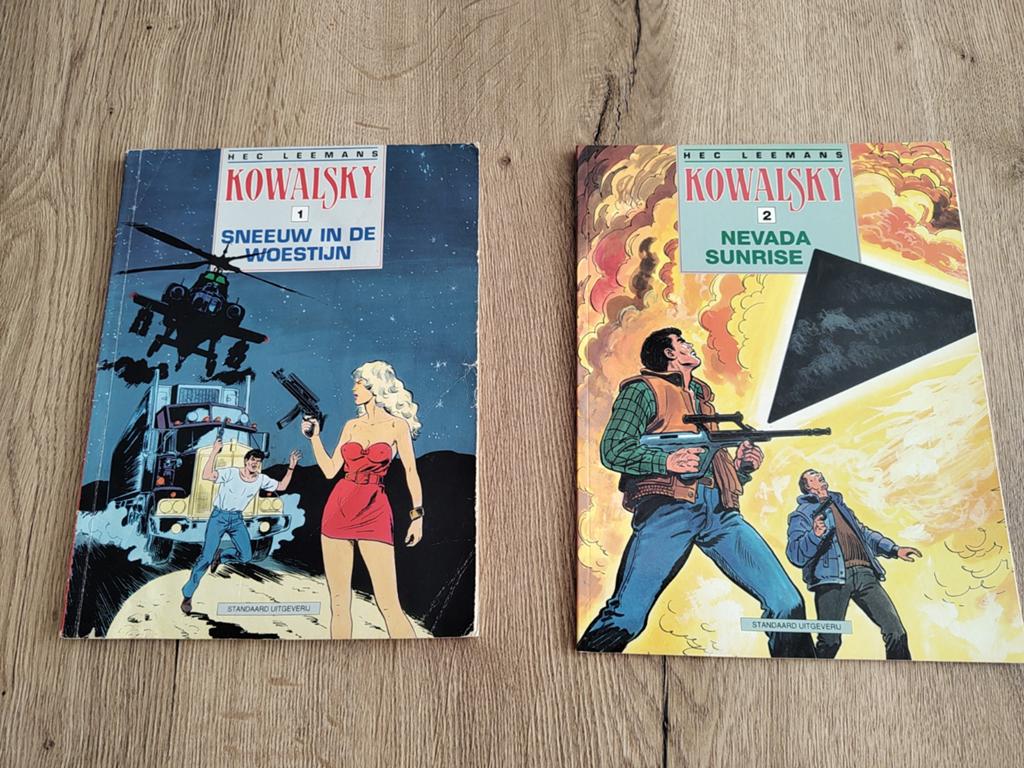Kowalsky stripboeken 1 & 2 - Hec Leemans, Meerdere stripboeken, Ophalen of Verzenden, Gelezen, Hec Leemans