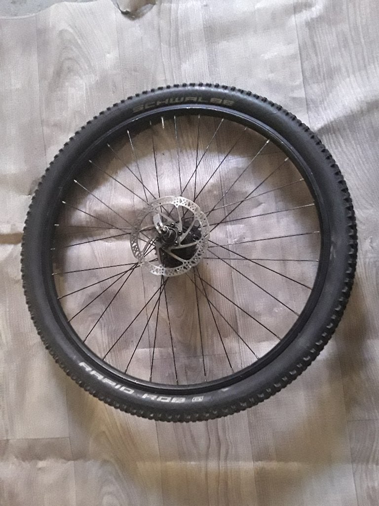 Fiets wielen met schijfrem : 27.5 inch & 28 inch, Stadsfiets, Zo goed als nieuw, Aluminium, Ophalen