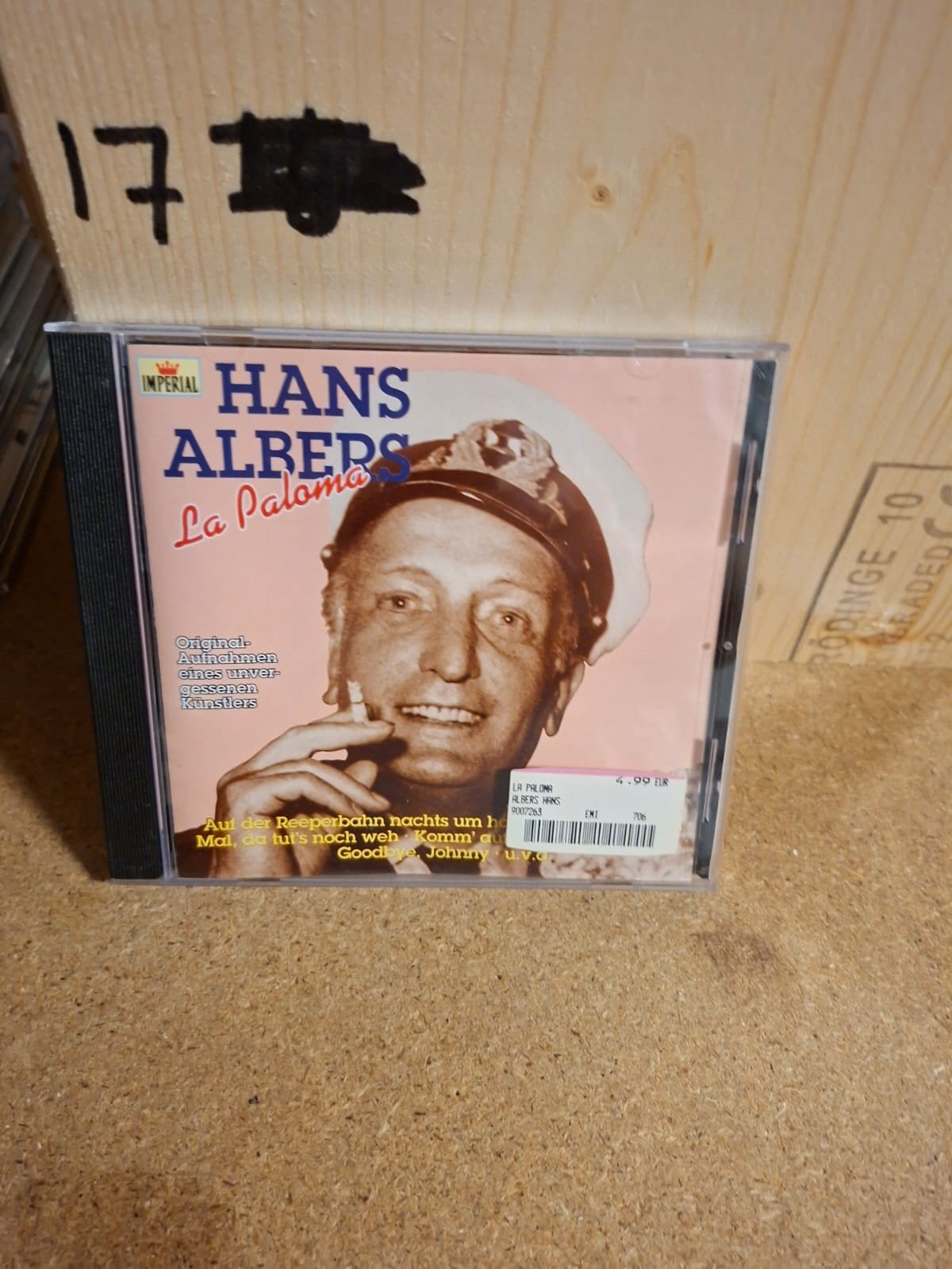 Hans Albers - La Paloma CD (Schlager), Cd's en Dvd's, Ophalen of Verzenden, Gebruikt, Schlager, Album