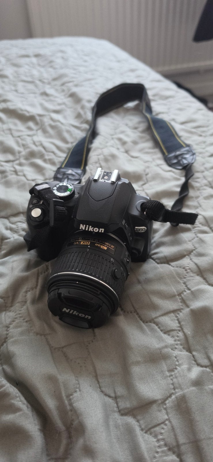 Nikon D60+18-55mm lens+ Eye-Fi WiFi SD-kaart + tas +lader, Ophalen