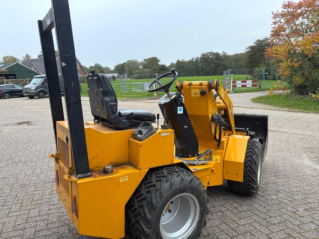 Sherpa 300 Mini shovel, Ophalen, Wiellader of Shovel