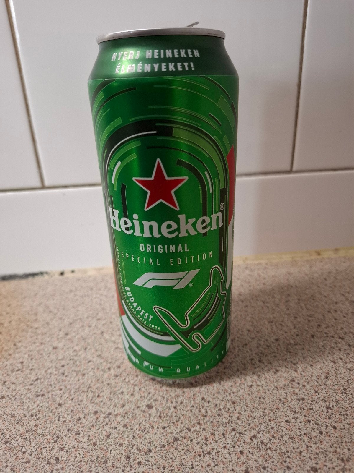 Heineken bierblikje, Verzamelen, Biermerken, Ophalen of Verzenden, Nieuw, Glas of Glazen, Heineken