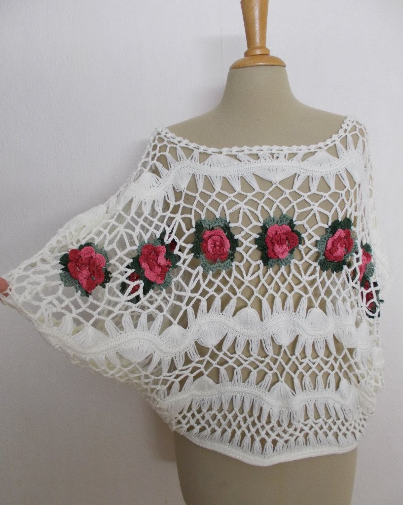Beige gehaakte top van Molly Bracken! L/XL, Verzenden, Beige, Maat 42/44 (L), Zo goed als nieuw