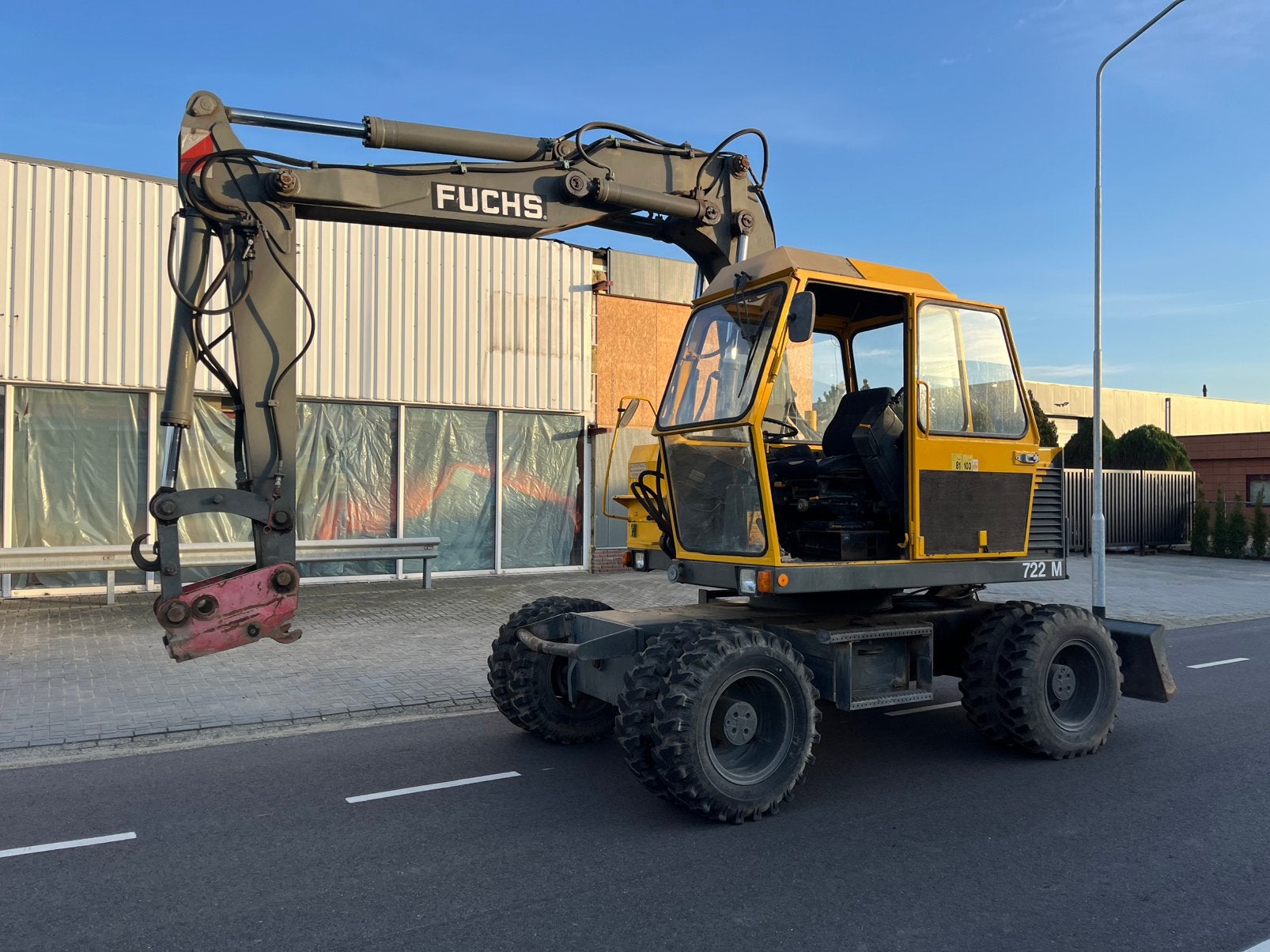 Fuchs 722M mobiele kraan, Zakelijke goederen, Machines en Bouw | Kranen en Graafmachines, Ophalen, Kraan