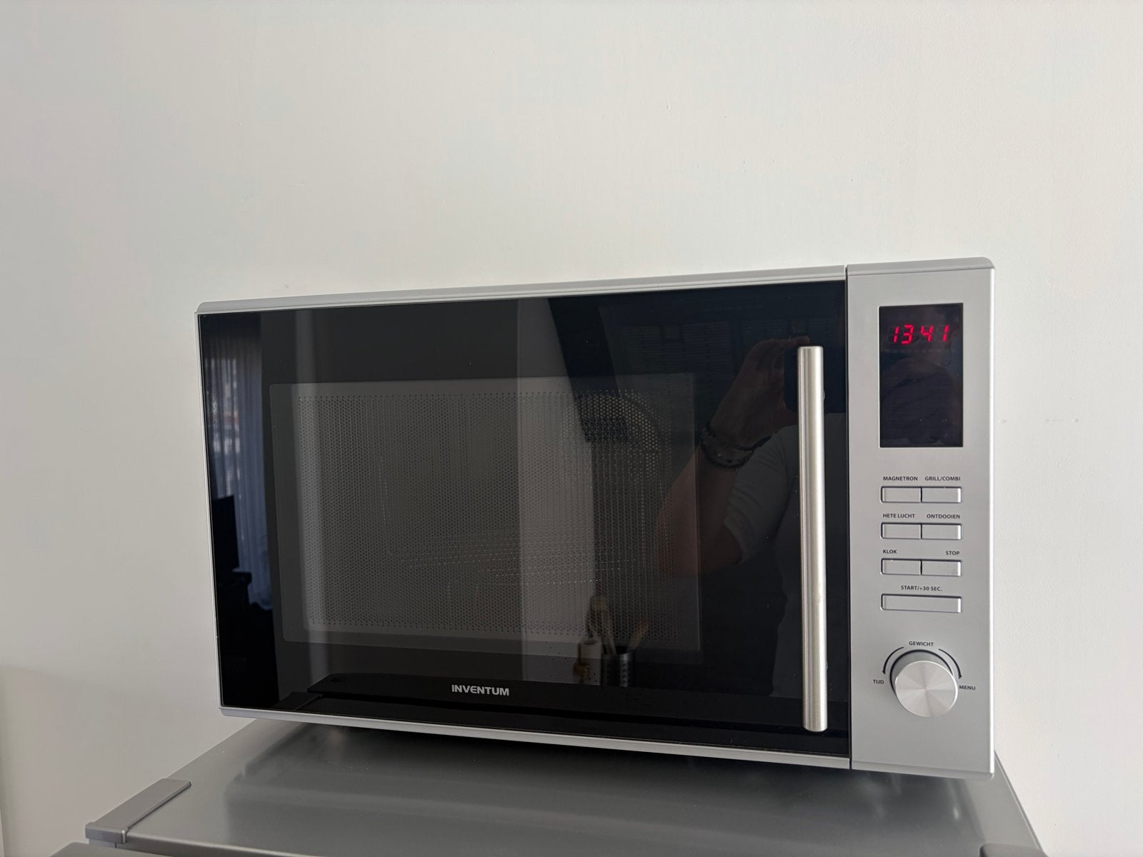 Inventum MN305C Combi Magnetron - Grill & Hete Lucht, Witgoed en Apparatuur, Ovens, Ophalen, Minder dan 45 cm, Gebruikt, Hete lucht