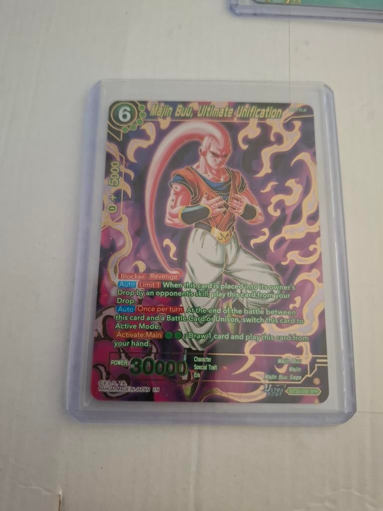 DBS BT30-058 SPR Majin Buu, Ultimate Unification Dragon Ball, Ophalen of Verzenden, Zo goed als nieuw