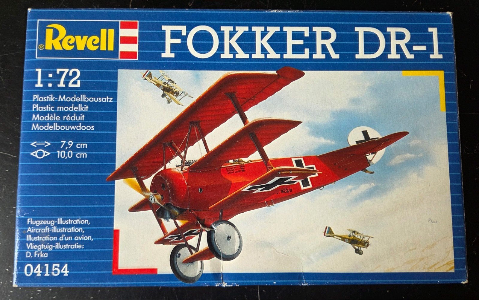 Revell  Fokker DR-1 1:72, 1:72 tot 1:144, Revell, Ophalen of Verzenden, Zo goed als nieuw