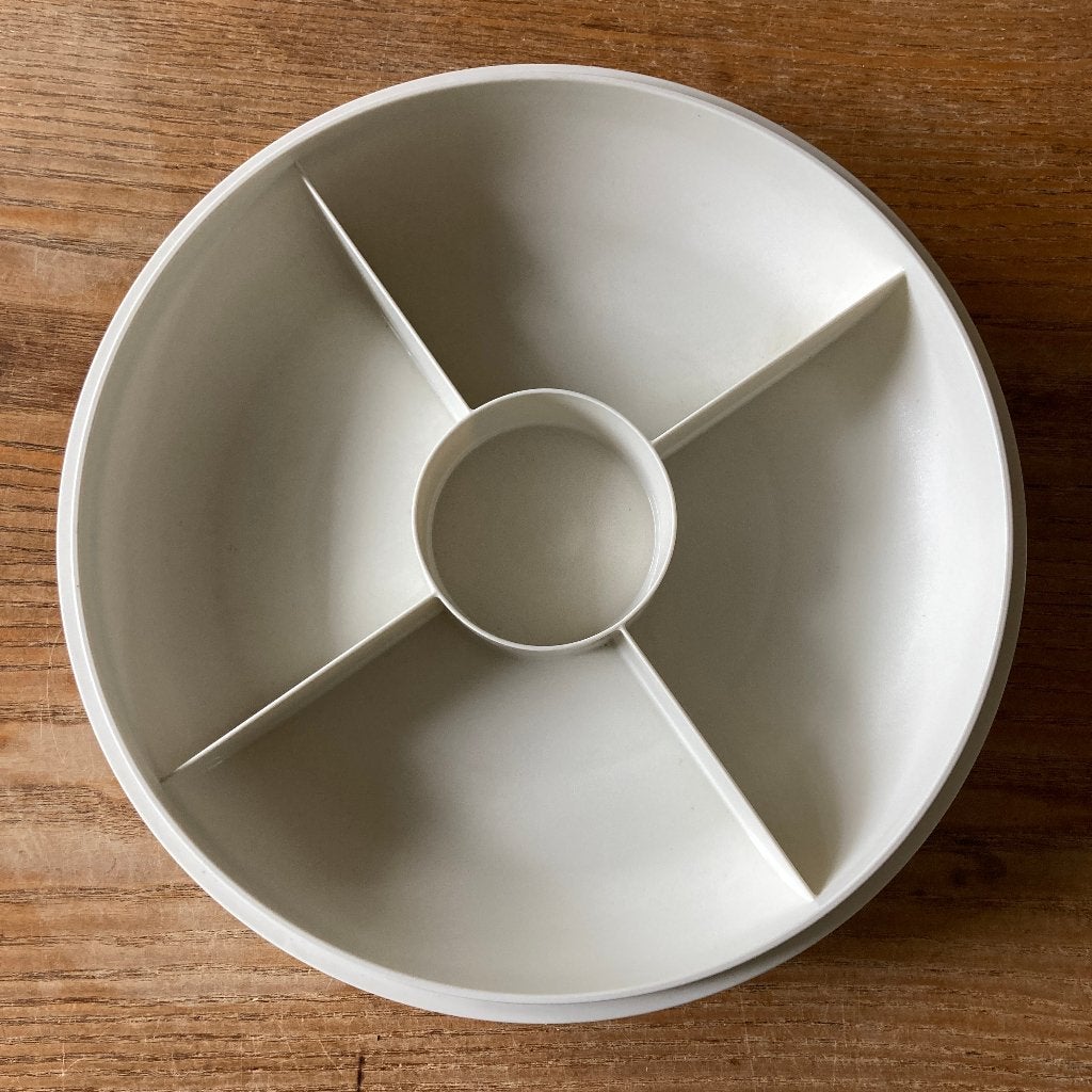 Tupperware serveerschaal (diameter 27 cm, hoogte 5 cm), Huis en Inrichting, Keuken | Tupperware, Ophalen of Verzenden, Zo goed als nieuw
