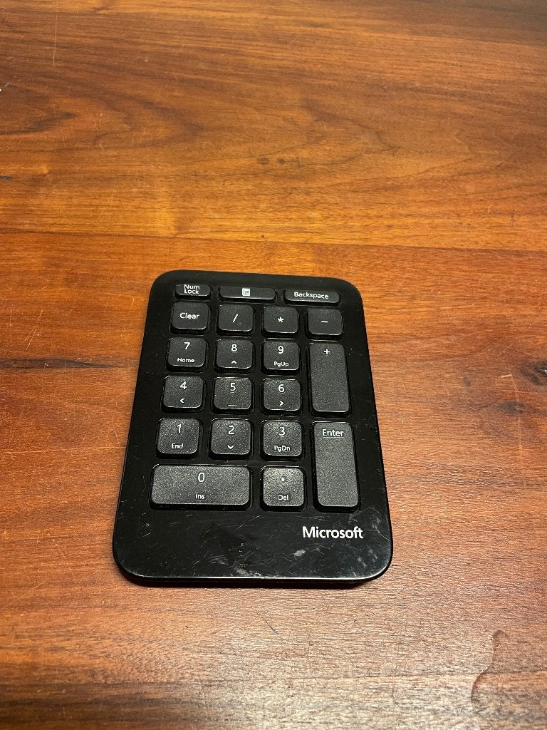 Microsoft Sculpt Ergonomic Numpad, Computers en Software, Ophalen of Verzenden, Qwerty, Gebruikt, Draadloos