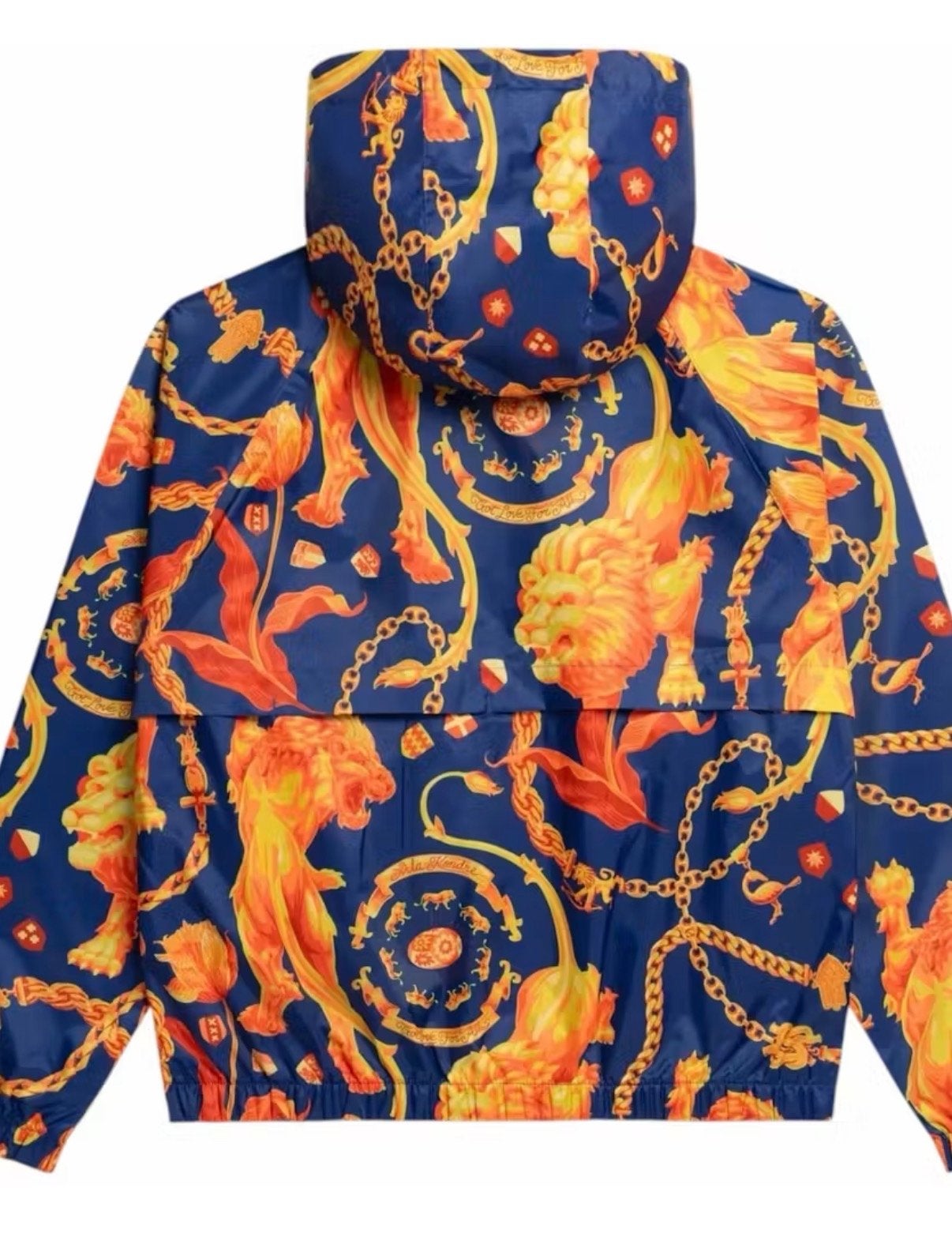 Patta Opvallende Windjack met Barokprint - Maat M, Ophalen, Zo goed als nieuw, Blauw