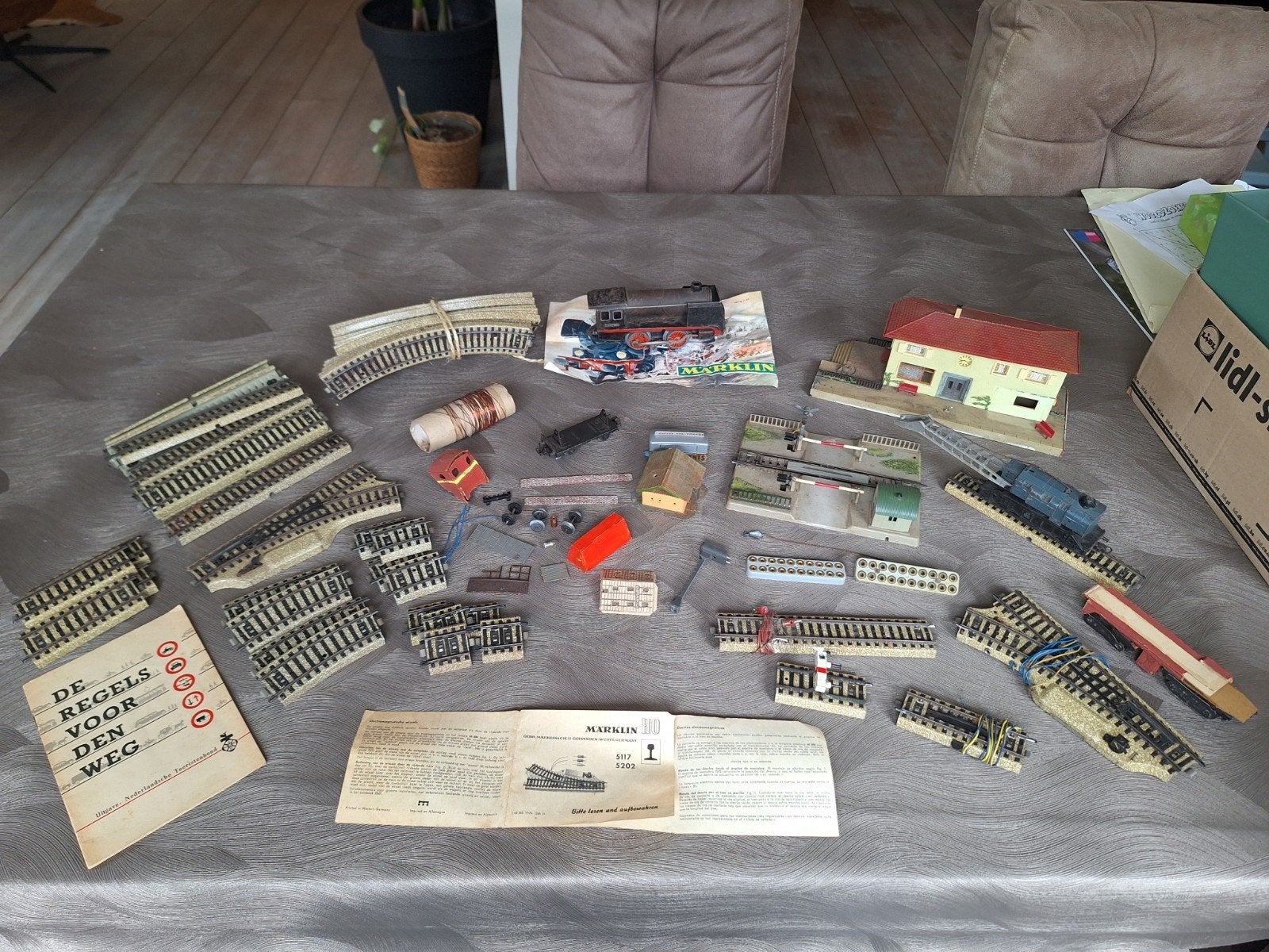 Märklin Zoldervondst: Treinrails, Locomotief en Accessoires, Ophalen of Verzenden, Gebruikt, Treinset, Märklin