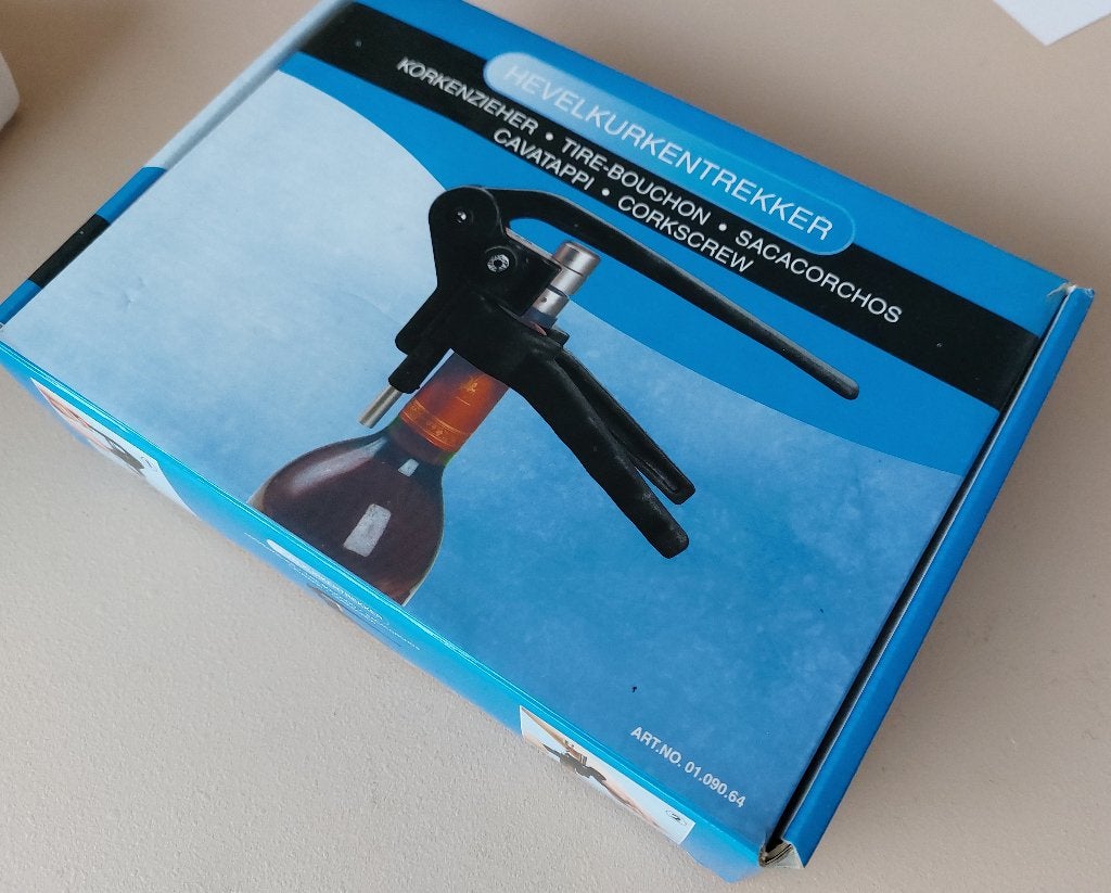 Hevelkurkentrekker met extra reservespiraal - zgan in doos, Ophalen, Zo goed als nieuw
