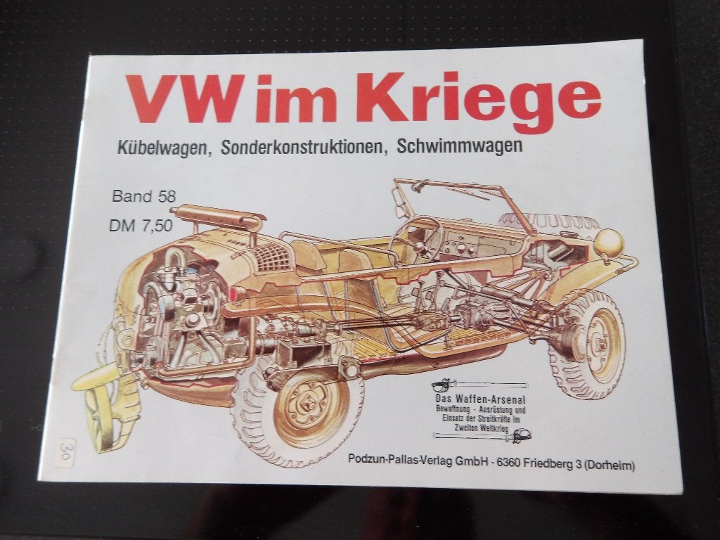 VW in de Oorlog: Kübelwagen, Sonderkonstruktionen, Gelezen, Podzun-Pallas-Verlag GmbH, Verzenden, Volkswagen