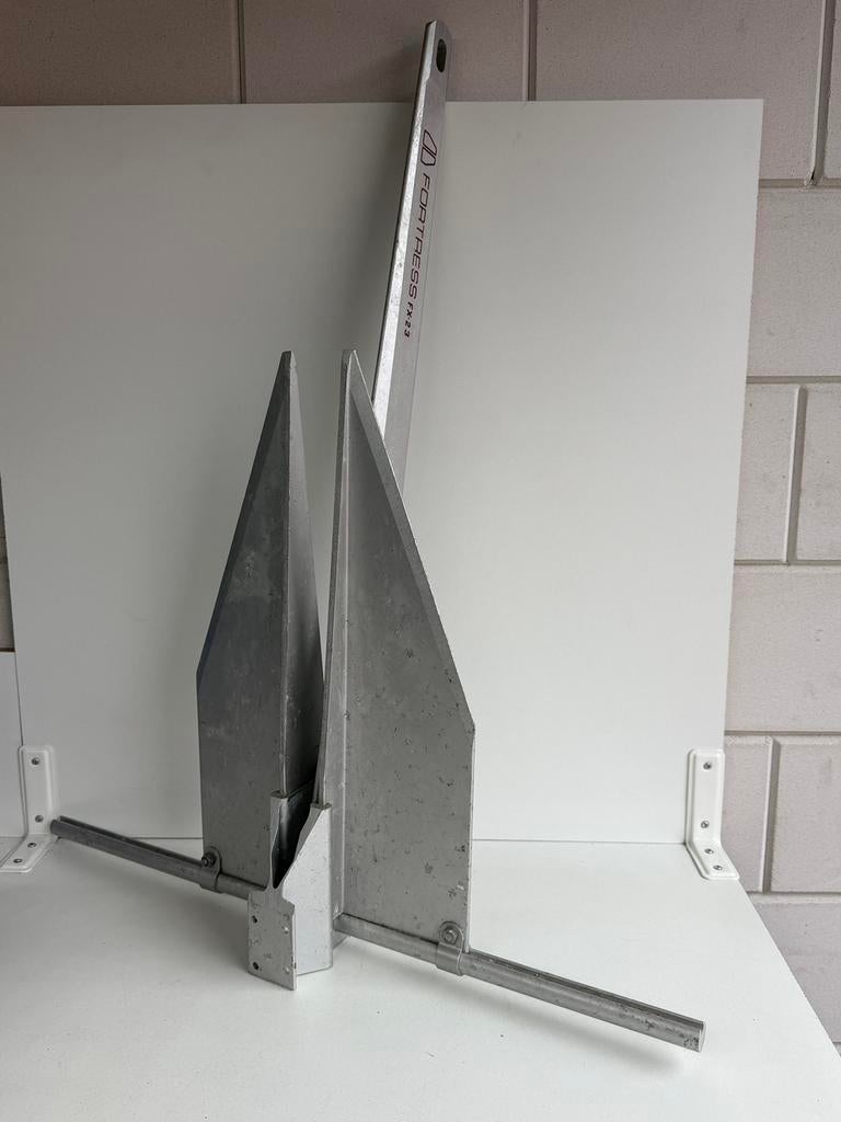 Anker Fortress FX23 6.8kg + ketting en 37 meter touw, Watersport en Boten, Ophalen of Verzenden, Gebruikt, Overige typen