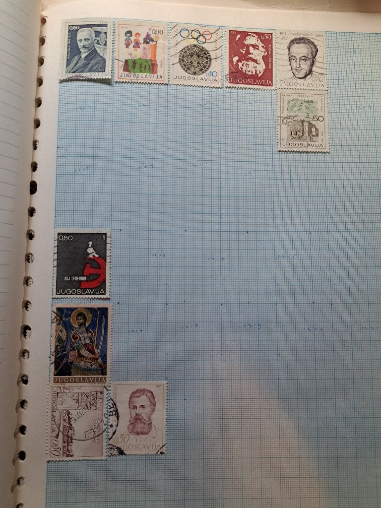 postzegels Joegoslavië 1968-1969 zie foto, Ophalen of Verzenden, Joegoslavië