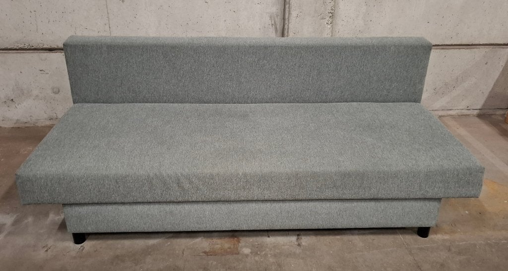 slaapbank ikea Asarum, in zeer goede staat, Ophalen, Tweepersoons, Zo goed als nieuw, Grijs