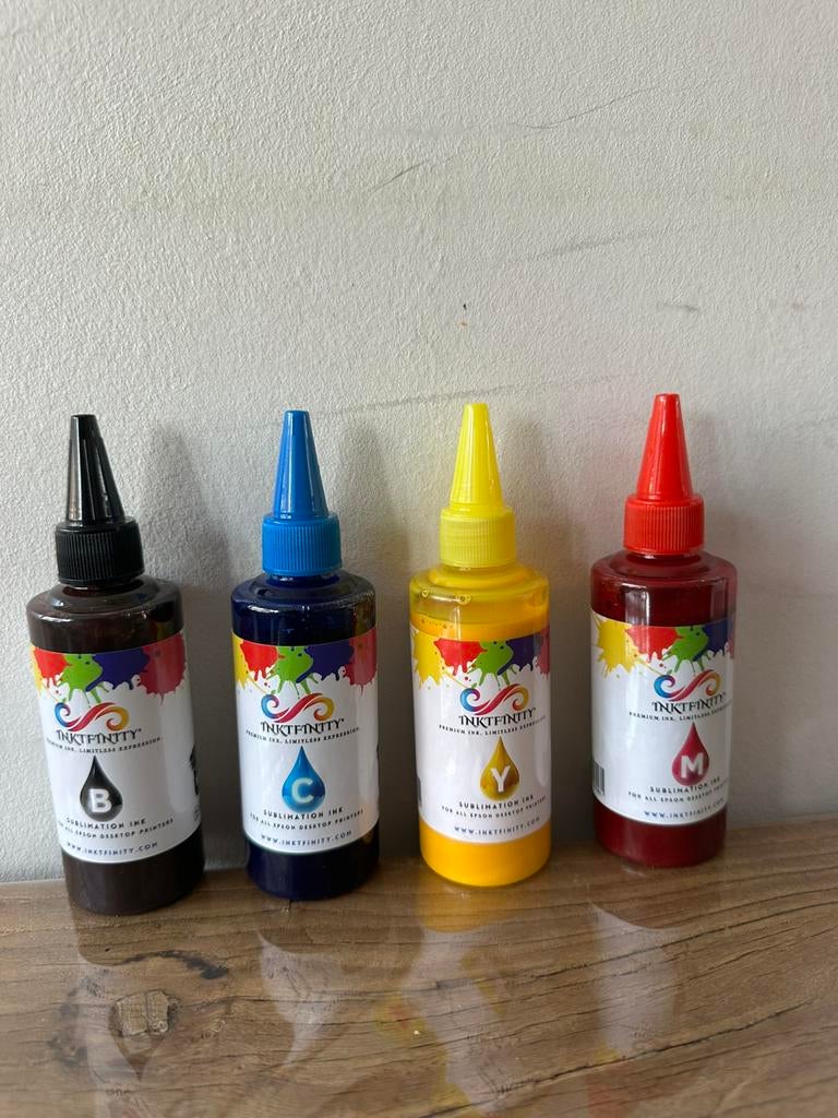 Sublimatie Premium Dye inkt voor Epson Printers - 4  x100ml, Computers en Software, Ophalen of Verzenden, Nieuw
