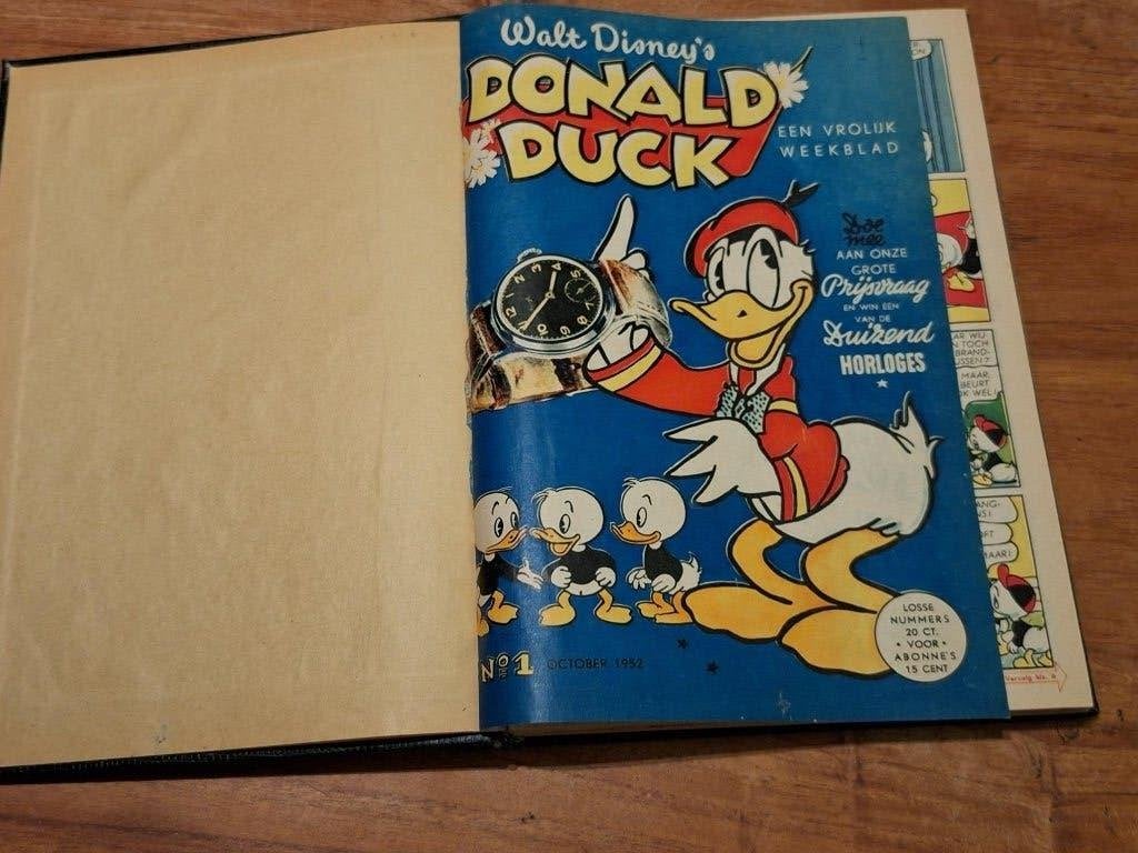 Donald Duck 1952-1995 compleet en ingebonden, Boeken, Stripboeken, Complete serie of reeks, Ophalen, Gelezen
