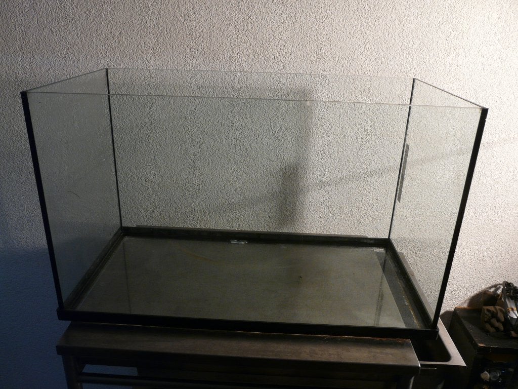 LEEG AQUARIUM 60 L X 37 H X30 DIEP, Dieren en Toebehoren, Ophalen, Gebruikt, Inclusief deksel, Overige merken