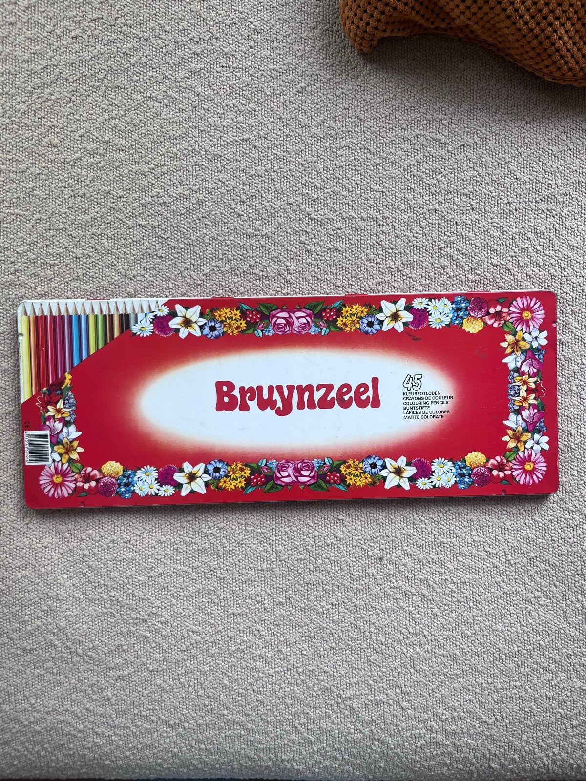 Bruynzeel kleurpotloden set - 45 stuks in blik, Hobby en Vrije tijd, Ophalen, Gebruikt, Potlood of Stift
