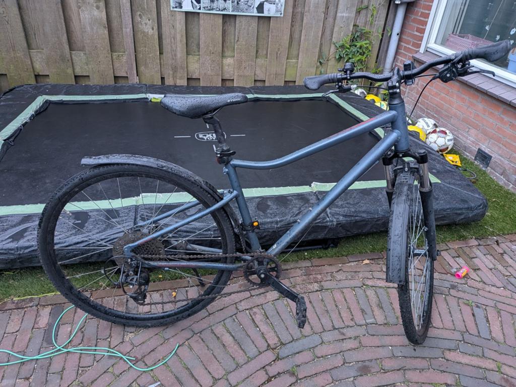 Decathlon mountainbike tiener., Ophalen, Minder dan 10 versnellingen, Overige merken