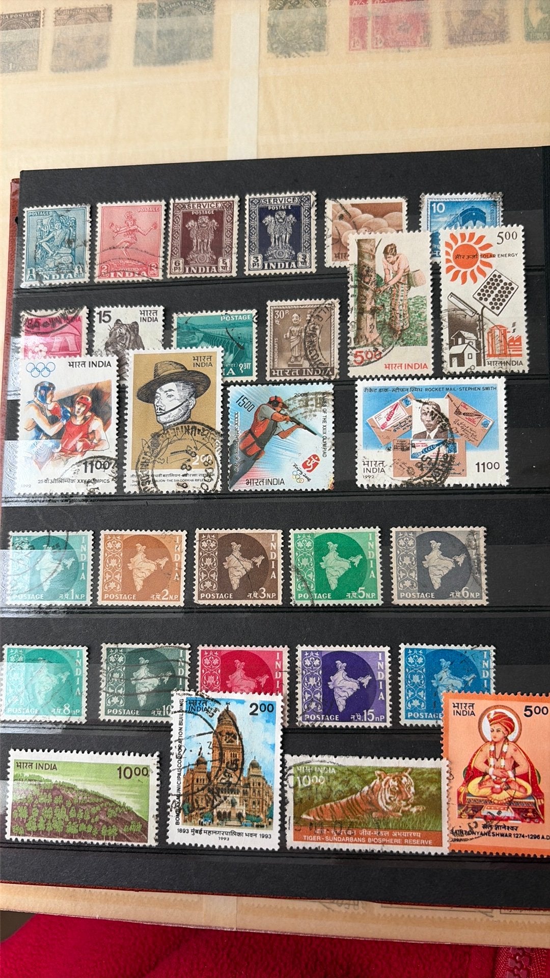 Leuke postzegels India BZ, Postzegels en Munten, Verzenden, Zuid-Azië