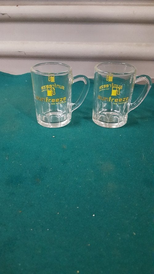 shot glazen 2 x sunfreeze, Verzamelen, Glas en Borrelglaasjes, Ophalen of Verzenden, 'T Olde Gre-j, Info@toldegrej.nl, Endepoelstraat 20f Didam